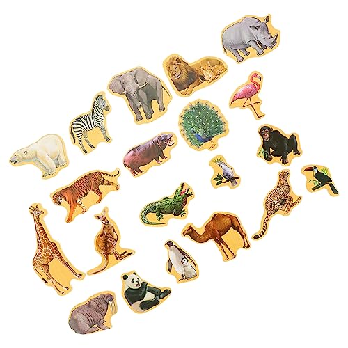 JOINPAYA 1 Schachtel Magnet Spielzeug Puzzlematte Puzzlekleber Spielzeuge Puzzle Sortierschalen Tierisches Spielzeug Kleinkindspielzeug Kinderspielzeug Früherziehungsspielzeug Hölzern von JOINPAYA