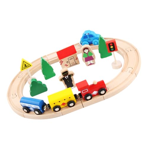 JOINPAYA 32-teiliges Puzzle-Spielzeug für Jungen und Mädchen Eisenbahn-Wagen-Set Pädagogisches Spielzeug für Kleinkinder von JOINPAYA