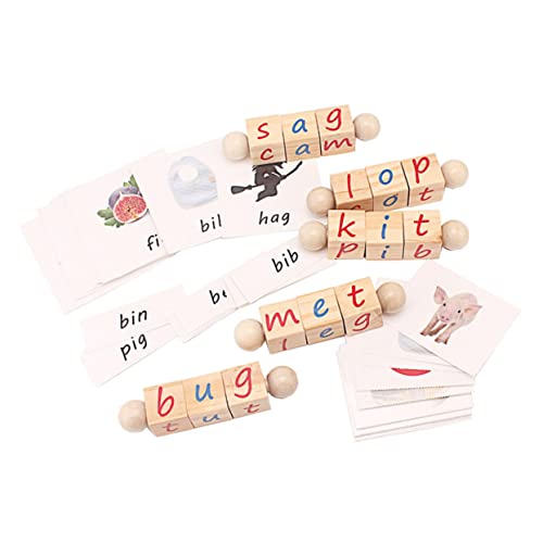 JOINPAYA 1 Set Alphabet Würfel Spielzeug Passendes Gedächtnis Alphabet Buchstabenspiel Alphabet Spielzeug Englisches Wort Rechtschreib Spielzeug Gehirn Spielzeug Lernspielzeug Wort von JOINPAYA