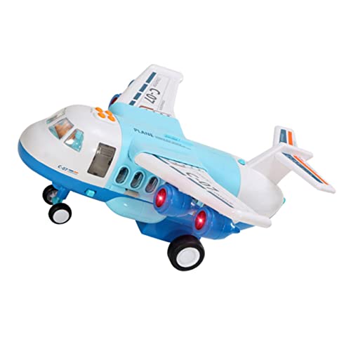 JOINPAYA 1 Set Aufbewahrung Flugzeugmodell Flugzeug Spielzeug Flugzeug Modellbausatz Kinderspielzeug Minispielzeug Puzzlespielzeug Lernspielzeug Spielset Blau Elektronische Komponente von JOINPAYA