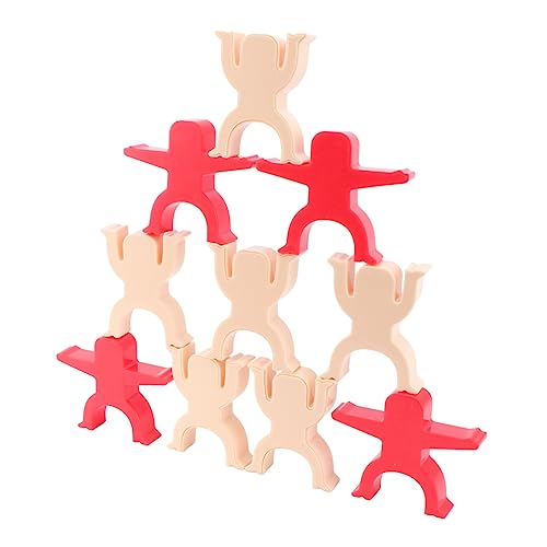 JOINPAYA 1 Set Balance Bausteine Kinderspielzeug Stapelblöcke Frühes Lernspielzeug Kognitionsspielzeug Baustein Spielzeug Stapelspiel Spielzeug Kinderspielzeug Bunt Aus Holz von JOINPAYA