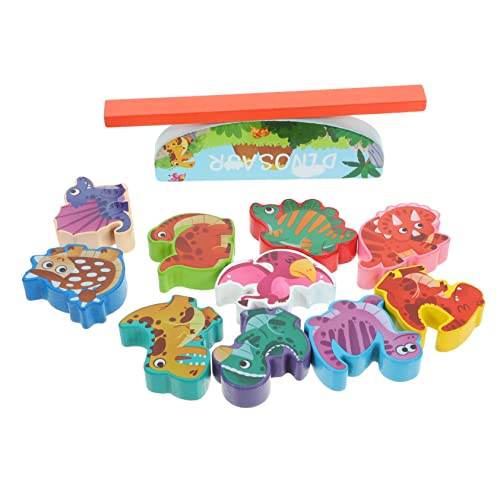 JOINPAYA 1 Set Balance Building Puzzle Spielzeug Für Kinder Spielzeug Für Kinder Exquisites Aussehen Tierform Design Kinderspielzeug Kleinkindspielzeug Dinosaurier Stapelspiel von JOINPAYA