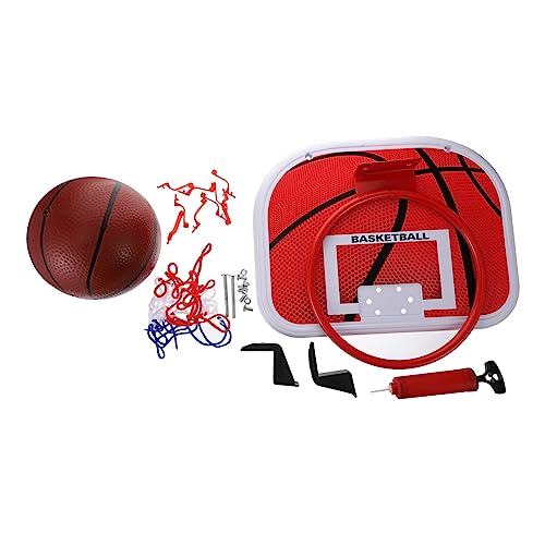 JOINPAYA Mini-basketballkorb Für Kinder Und Kleinkinder Rotes Basketball-Spielzeug Rückwand Mit Eisenrand Kein Bohren Draußen Und Drinnen von JOINPAYA