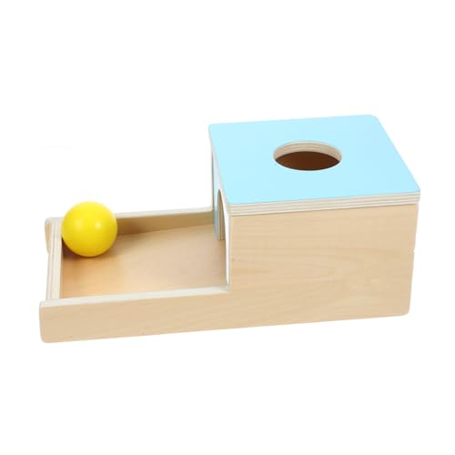 JOINPAYA 1 Set-Box Pitching-Box für die Früherziehung Flugzeug Regenmacher-Babyspielzeug für Ball Drop- für Kinderspielzeug Holz von JOINPAYA