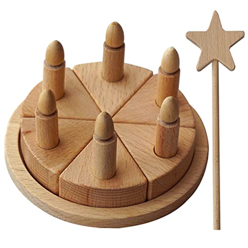 JOINPAYA 1 Set Feen Kuchenkorb Spielzeug Geburtstagsgeschenk Für Kinder Kuchenspielzeug Kinder Essensspielzeug Geburtstagskuchen Spielzeug Rollenspiel Set Rollenspiel Set von JOINPAYA