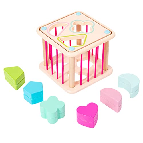 JOINPAYA Sensorische Spielzeug Spielzeug Für Kinder 1 Set Formerkennungsbausteine Kinderspielzeug Kompaktes Sinnesspielzeug Puzzlespielzeug Lernspielzeug Kinderspielzeug Lustiges Spielzeug Aus Holz von JOINPAYA