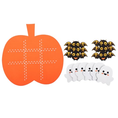 JOINPAYA 1 Set Halloween Filzmatte DIY Filz Kürbis Ornament Kinder Puzzle Brettspiel Halloween Filz Spielmatte Lustige Halloween Spielmatten Kinder Halloween Spielmatte Kinder von JOINPAYA