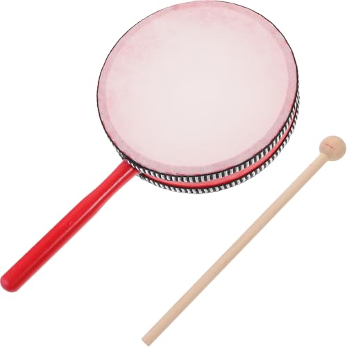 JOINPAYA Handgehaltene Percussion-Trommel Pädagogisches Schlagzeug-Set Handtrommel Mit Stock Für Party-Auftritt von JOINPAYA