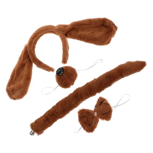 JOINPAYA Hunde-Accessoire-Set Tierohr-Stirnband Party-Haarschmuck für Jungen Mädchen und Erwachsene von JOINPAYA