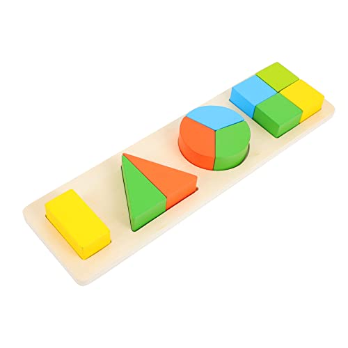 JOINPAYA 1 Set Holzblock Geometrie Passendes Spielzeug Lernspielzeug Form Puzzle Spielzeug Für Lernspielzeug Zum Sortieren Von Spielzeug Lernspielzeug Formblock Spielzeug von JOINPAYA