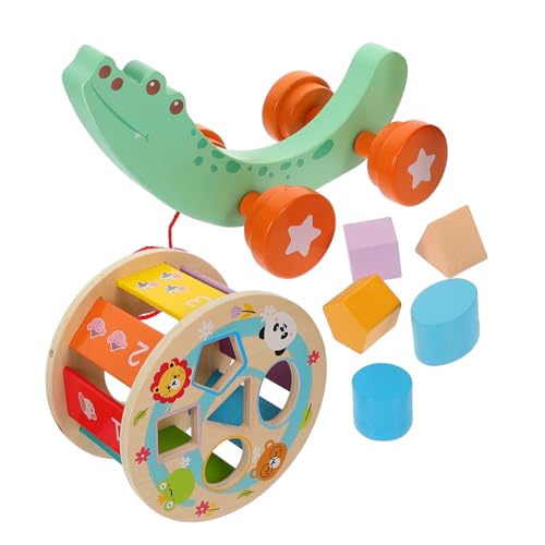 JOINPAYA 1 Set Kinder Traktor Spielzeug Spielzeug Zum Sortierspiel Lernspielzeug Lernspielzeug Für Spielzeug Für Kinder Geometrische Figur Sortierspielzeug Spiel Spielzeug Holz von JOINPAYA