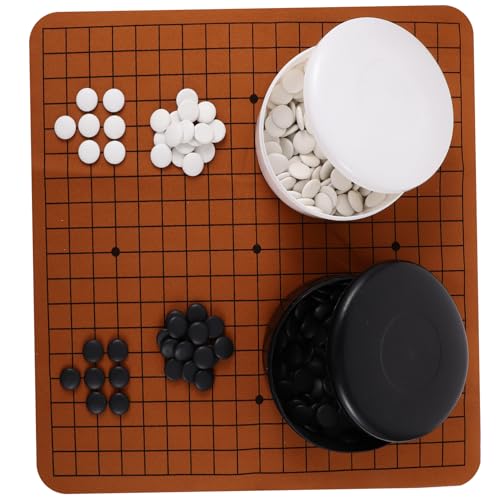 JOINPAYA 1 Set Kleine Bastelschachsteine Go Schach Set Brettspiel Interessantes Go Schach PVC von JOINPAYA