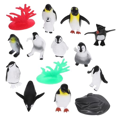 JOINPAYA 1 Set Kunststoff Pinguin Miniatur Pinguin Mini Kunststoff Tiere Mini Pinguin Ornamente von JOINPAYA