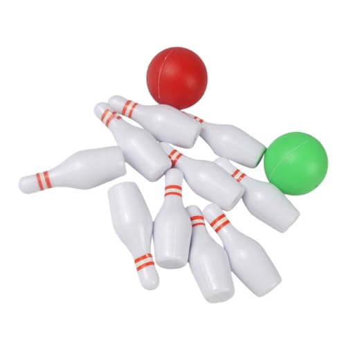 JOINPAYA 1 Set Miniatur Bowling Model Tabletop Bowlingspiel Bowling Für Kleinkinder Plastikspielzeug Für Kleinkinder von JOINPAYA