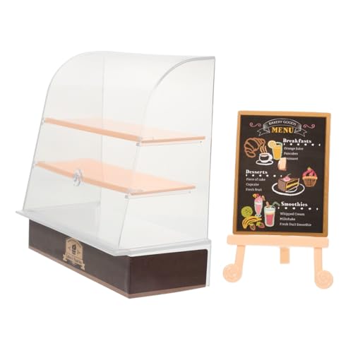 JOINPAYA 1 Set Miniatur Kuchenschrank Schrank Spind Puppenhaus Miniaturen Vitrine Miniaturmöbel Simulation Mini Schrank Puppenhaus Zubehör Puppenhaus Ornament Kunststoff von JOINPAYA