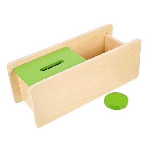 JOINPAYA 1 Set Münzbox Spielzeug Motorikspielzeug Kinderspielzeug Intellektuelles Spielzeug Sinnesspielzeug Kinder Lernspielzeug Objektspielzeug Für Babys Spielzeug Babyspielzeug Holz von JOINPAYA