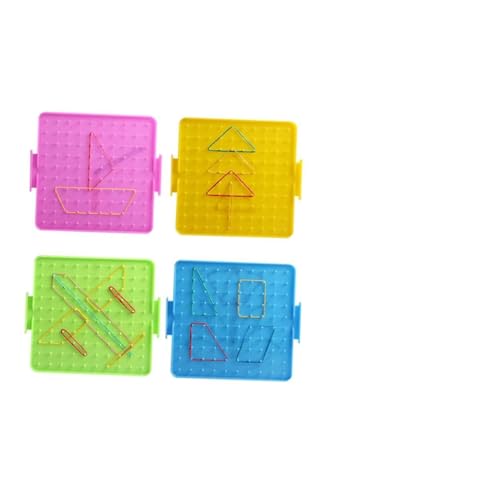 JOINPAYA 1 Set Nagelbrett Lehrmittel Mathematik Nagelbrett Lernspielzeug Home Learning Geoboard Student Nagelplatte Lehrinstrument Kreative Nagelplatte Zufällige Farbe JOINPAYA 1 Set Nagelbrett Lehrmittel Mathematik Nagelbrett Lernspielzeug Home Learning Geoboard Student Nagelplatte Lehrinstrument Kreative Nagelplatte Zufällige Farbe von JOINPAYA