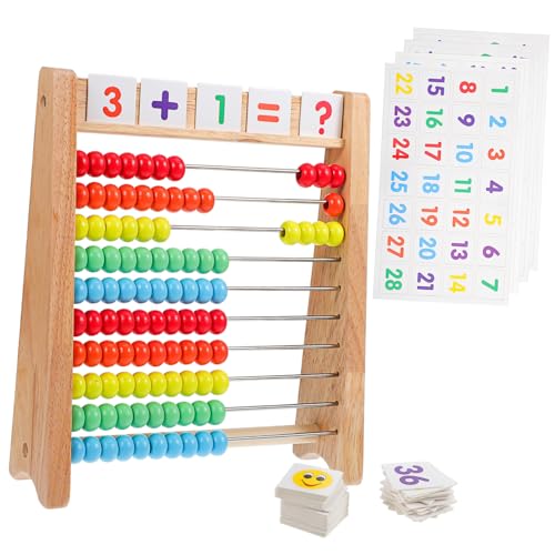 JOINPAYA 1 Set Perlen Arithmetik Lehrspielzeug Mathematik Abakus Für Mathematik Arithmetik Abakus Mathematik Abakus Mathematisches Manipulatives Mathematik Lernspielzeug Aus Holz von JOINPAYA