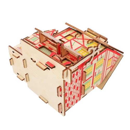 JOINPAYA 1 Set Puzzle Puzzle Miniatur Set Puzzle Spielzeug Denksportaufgaben 3D Puzzle Spiel Puzzles Berühmte Gebäude Montageset 3D Puzzles Holz Puzzle Aus Holz von JOINPAYA