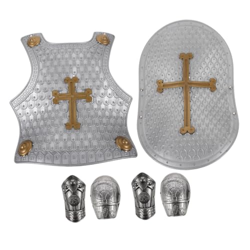 JOINPAYA 1 Set Römische Rüstung Set Pretend Rollenspiel Kinder Cosplay Rüstung Cosplay Zubehör Schwerter Für Ritter Kostüm Ritter Dress Up Cosplay Spielzeug Kunststoff von JOINPAYA