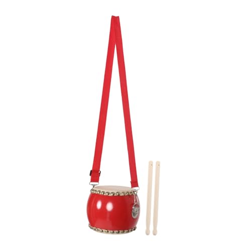 JOINPAYA 1 Set Set Gongs Und Trommeln Kleinkinder Musikinstrumente Babytrommeln Tamburine Für Erwachsene Kleinkindmusik Kleinkind Handtrommel Kleinkindtrommel Schaffell von JOINPAYA