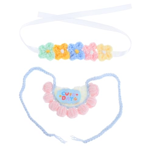 JOINPAYA 1 Set Strickpuppe Lätzchen Puppe Blume Stirnband Plüschtier Ankleiden Für Sammelfiguren Stofftier Plüschbär Baby Mädchen JOINPAYA 1 Set Strickpuppe Lätzchen Puppe Blume Stirnband Plüschtier Ankleiden Für Sammelfiguren Stofftier Plüschbär Baby Mädchen von JOINPAYA