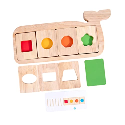 JOINPAYA Frühen Bildung Set Kinder Form Anerkennung Spielzeug Holz Bunte Pädagogisches Spielzeug Baby Aktivität Beschäftigt Würfel Puzzle Spielzeug von JOINPAYA