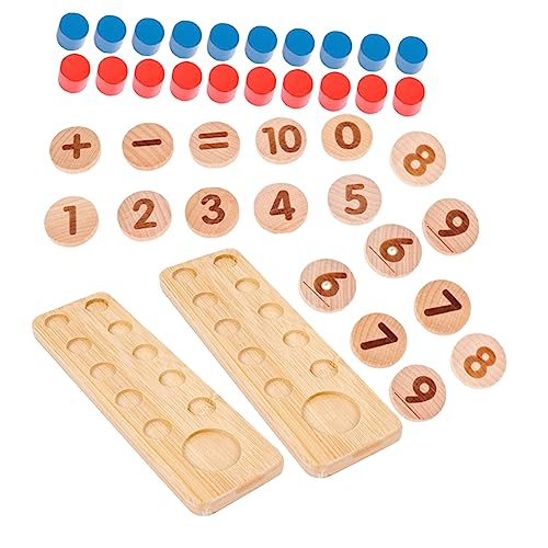 JOINPAYA Zahlenperlen Mathematik Lernspielzeug Set 10 Stufige Zählspielzeuge Für Spielerisches Lernen Pädagogische Mathe Spielzeuge Für Vorschulkinder Und Grundschüler Fördert Kognitive Fähigkeiten von JOINPAYA