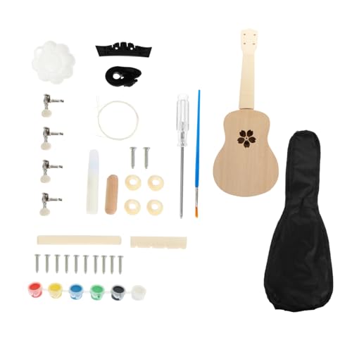 JOINPAYA Ukulele-kit-zubehör 21 Zoll Für Anfänger Manuelle Montage Und Handgefertigtes Musikspielzeug von JOINPAYA