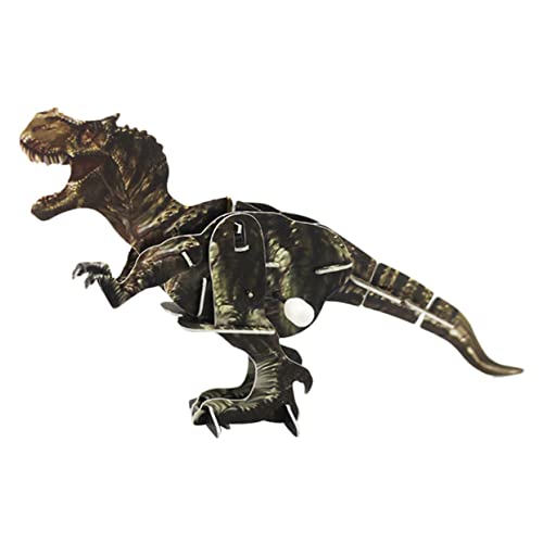 JOINPAYA 1 Stück 3D Dinosaurier Puzzle Modell Simuliertes Dinosaurier Modell Dinosaurier Schmuck Dinosaurier Ornament Lebensechter Dinosaurier von JOINPAYA