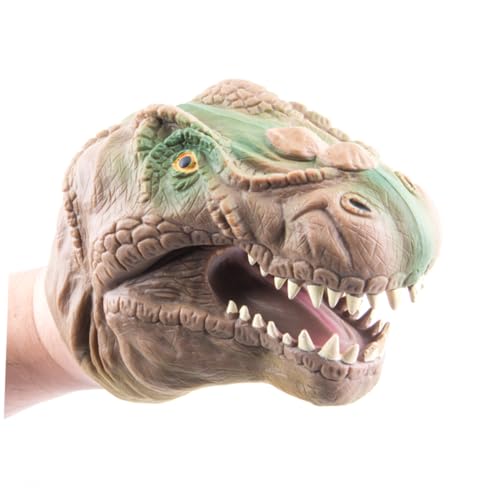 JOINPAYA 1 Stück Tyrannosaurus Handpuppe Aus Hochwertigem Material Realistische Dinosaurier Kopf Handpuppe Für Und Erwachsene Perfekt Für Cosplay Und Kreatives Farbe von JOINPAYA