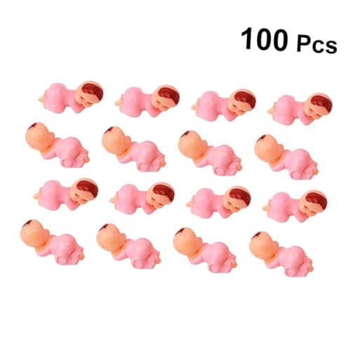 JOINPAYA 100 STK Lustiges Für Die Badewanne Mini- Puppenbett Babyparty-Spiele -babypuppe Kleinkindspielzeug Puppenwagen Badespielzeug Prinzessin Rosa von JOINPAYA