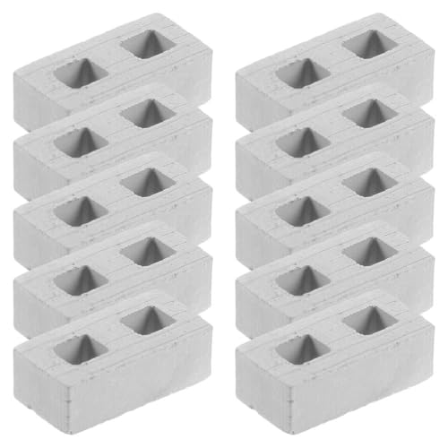 JOINPAYA 100 Stück Mini-Steine: Realistischer Miniatur-Ziegelblock – 1/12 Architekturmodellmaterial für Landschaftsbau, Basteln, Puppenhaus und Mini-Gartenzubehör JOINPAYA 100 Stück Mini-Steine: Realistischer Miniatur-Ziegelblock – 1/12 Architekturmodellmaterial für Landschaftsbau, Basteln, Puppenhaus und Mini-Gartenzubehör von JOINPAYA