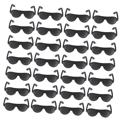 JOINPAYA 100 Stück Teiliges Puppen Sonnenbrillen Mini Doll Gläser Schwarz Puppenzubehör Kostüm Deko JOINPAYA 100 Stück Teiliges Puppen Sonnenbrillen Mini Doll Gläser Schwarz Puppenzubehör Kostüm Deko von JOINPAYA