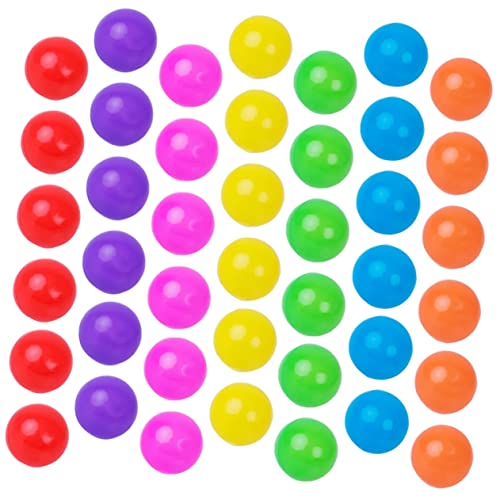 JOINPAYA 100St Meeresball kinderspielzeug Billard Toys for kunststoffkugel kunststoffball Children Toys Spiel Ozeanbälle Bälle Runde Boxenkugel Plastik Colorful von JOINPAYA