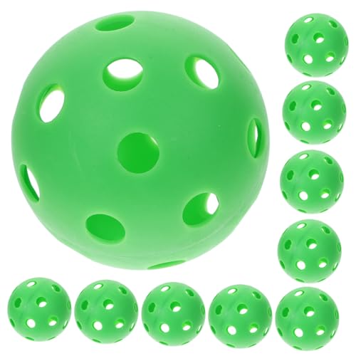 JOINPAYA Ball Kinder 10st Baseball-übungsball Kinderspielzeug Spielzeugball Ballspielzeug Für Den Haushalt Bälle Im Freien Spielzeug Für Kinder Toys Lochball Lustiges Ballspielzeug Eva Light Green von JOINPAYA