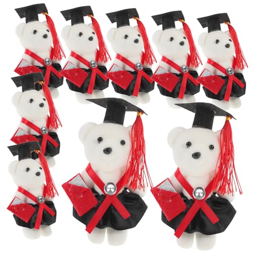 JOINPAYA 10St Dr. Bärenstrauß kuschelbären Little Bear Geschenkeidee zur Abschlussbärchen Blumenstrauß Plüsch-Abschlusspuppen Abschluss Stofftiere Schaum von JOINPAYA