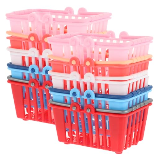 JOINPAYA 10St Mikro verkleinerte Einkaufs Korb Körbe Würfel kühlkorb einkaufskorb Storage Baskets Dollhouse Furniture детские игрушки Mini-Modell Mini-Hausverzierung Abs von JOINPAYA