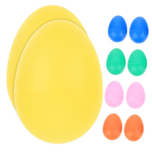 JOINPAYA 10 Stücke Kinder Shaker Musikalische Maracas Eier Für Kleinkinder Baby Schlaginstrumente Musikunterricht Spielzeug Robust Sicher von JOINPAYA