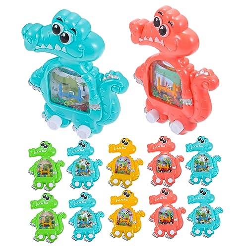 JOINPAYA 10st Dinosaurier-wassermaschine Wasserring-Spiel Wasserspiele Für Kinder Handheld Wasserspiele Für Kleinkinder Roadtrip-Spiele Handheld-wasserspiele Wurfspiele Handspiele Plastik von JOINPAYA