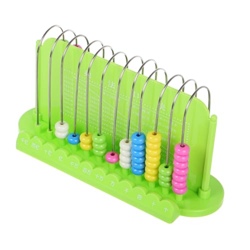 JOINPAYA 12 Abakus Spielset für Kinder Spielsets für Kinder Lernspielzeug für Kinder Abacus Kinder taschenrechner Kinder berechnen Werkzeuge pädagogisches Zählwerkzeug Plastik Green von JOINPAYA