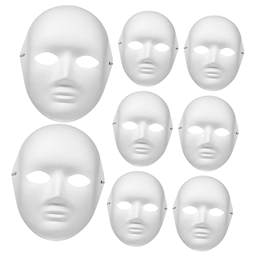 JOINPAYA DIY Halloween Gesichtsmaske Aus Leere Malmasken Für Kreative Kostüme Ideal Für Halloween Partys Und Karneval Unisex Für Und Erwachsene von JOINPAYA