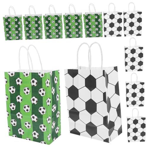 JOINPAYA 12stücke Teiliges Fußball-muster Geschenktüten Kraftpapier Für Kindergeburtstagsfeiern Fußball-themenpartys Feiertagsfeiern Und Füllen Mit Süßigkeiten Spielzeug Und Kleinen JOINPAYA 12stücke Teiliges Fußball-muster Geschenktüten Kraftpapier Für Kindergeburtstagsfeiern Fußball-themenpartys Feiertagsfeiern Und Füllen Mit Süßigkeiten Spielzeug Und Kleinen von JOINPAYA