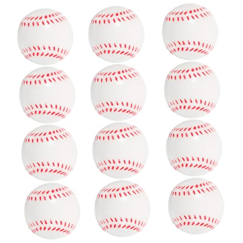 JOINPAYA Adhs Spielzeug Kinder Ball 12 Stück Kinder Festschaumball Softball Baseball Softbälle Für Hüpfbälle Sport Stressbälle Minibälle Pu von JOINPAYA