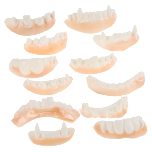 JOINPAYA 12 Stück Teiliges Halloween Cosplay Vampirzähne Realistische Falsche Zähne Langlebiger Zahnersatz für Kostüm und Themenpartys Vielseitige Dekoration für Erwachsene JOINPAYA 12 Stück Teiliges Halloween Cosplay Vampirzähne Realistische Falsche Zähne Langlebiger Zahnersatz für Kostüm und Themenpartys Vielseitige Dekoration für Erwachsene von JOINPAYA