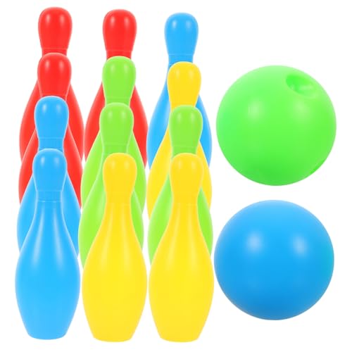 JOINPAYA 12-teiliges Set Kinder Bowlen Outdoor-Spielzeug Für Jungen Bowling Für Kinder Junge Spielzeug Kleinkindspielzeug Jungenspielzeug Bowlingspielzeug Für Kinder Draußen Kinderspielzeug von JOINPAYA