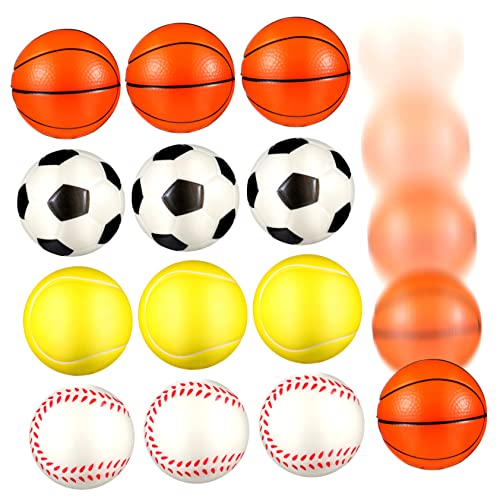 JOINPAYA 12 Stücke PU Stressbälle für Kinder Quetschspielzeug in Sportdesign Tennis Baseball Fußball Stressabbau und Spaß für Zuhause und Unterwegs JOINPAYA 12 Stücke PU Stressbälle für Kinder Quetschspielzeug in Sportdesign Tennis Baseball Fußball Stressabbau und Spaß für Zuhause und Unterwegs von JOINPAYA