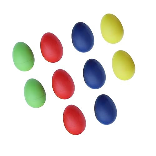 JOINPAYA 12st Eierbecher Spielzeug Eier Maracas Perkussions-eierschüttler Percussion-Musical-Ei-Maracas Egg Shaker Musical von JOINPAYA