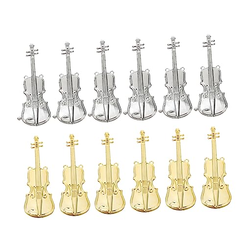 JOINPAYA 12st Musikinstrumentenmodell Weihnachtsbaumschmuck Weihnachtsschmuck Für Musikinstrumente Weihnachtsfeier Gefallen Instrument Weihnachtsschmuck Mini-weihnachtsschmuck Plastik von JOINPAYA