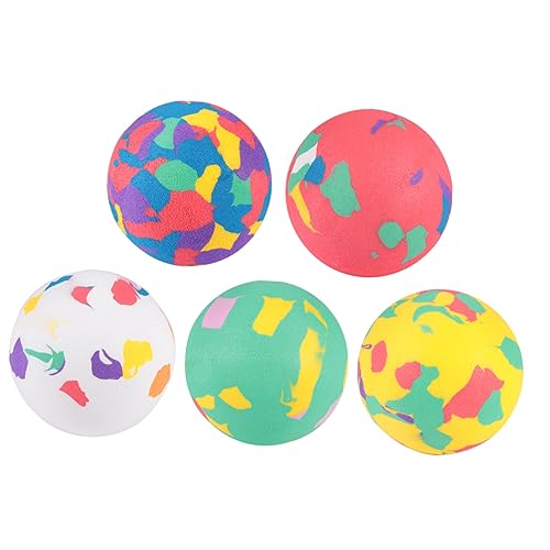 JOINPAYA 12st Solider Sprungball Frecher Schlossball Hüpfball Für Kinder Flummi Hüpfbälle Partygeschenke Mini-hüpfbälle Hohe Springende Bälle Kleiner Hüpfball Outdoor-Spielzeug Colorful Eva von JOINPAYA